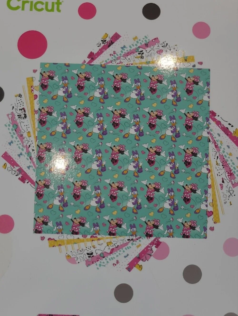 New Cricut Minnie Mouse Deluxe Paper Pack - 12x12 Character Card Stock Heavy